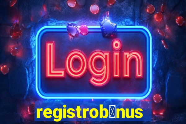 registrob么nus