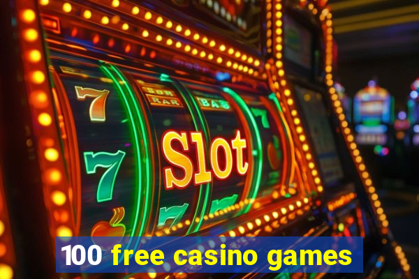 100 free casino games