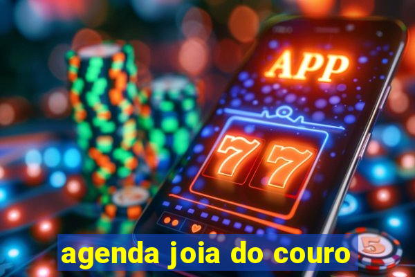 agenda joia do couro