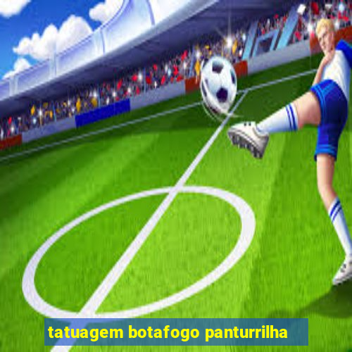 tatuagem botafogo panturrilha