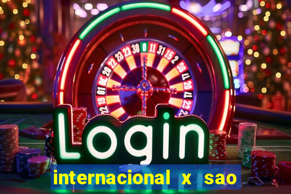 internacional x sao paulo palpites