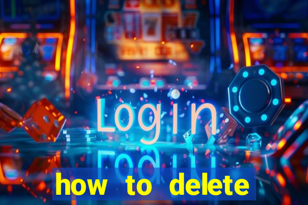 how to delete account in bingo plus