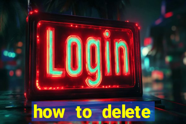 how to delete account in bingo plus