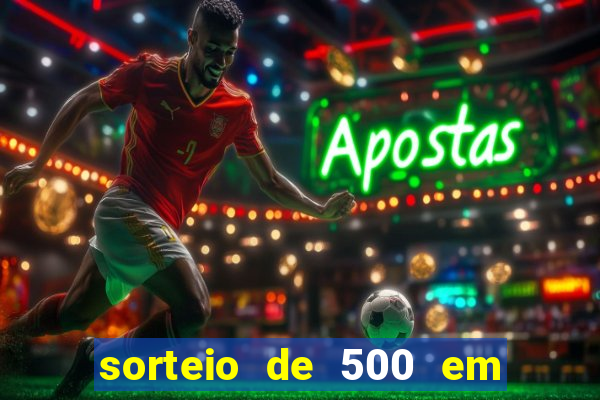 sorteio de 500 em cash toda segunda feira novibet