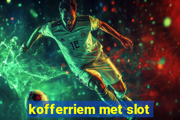 kofferriem met slot