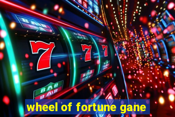 wheel of fortune gane