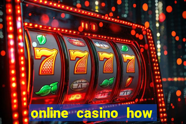 online casino how to win