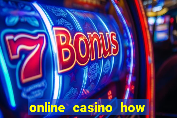 online casino how to win