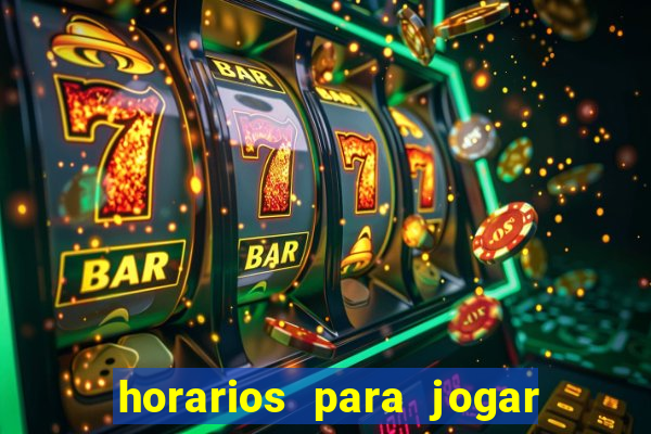 horarios para jogar na blaze