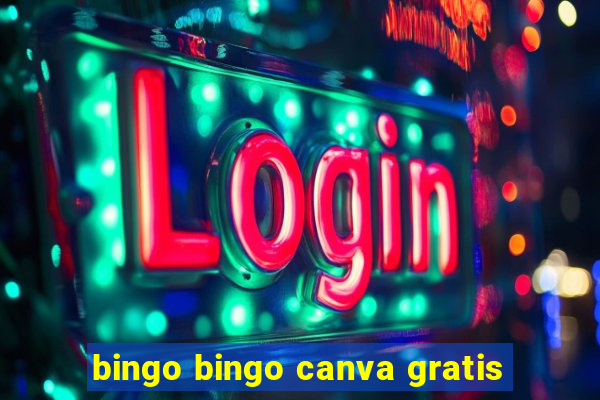 bingo bingo canva gratis