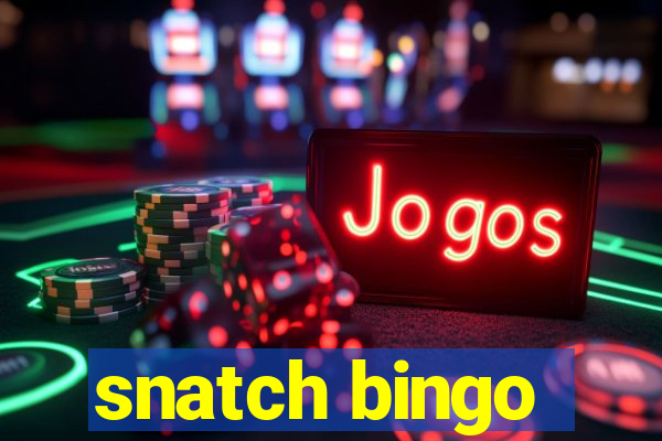 snatch bingo