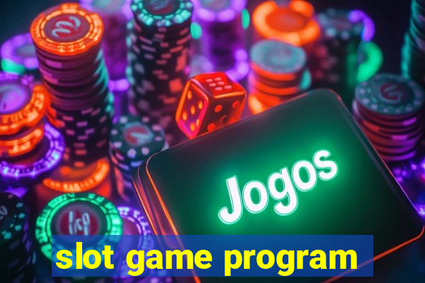 slot game program