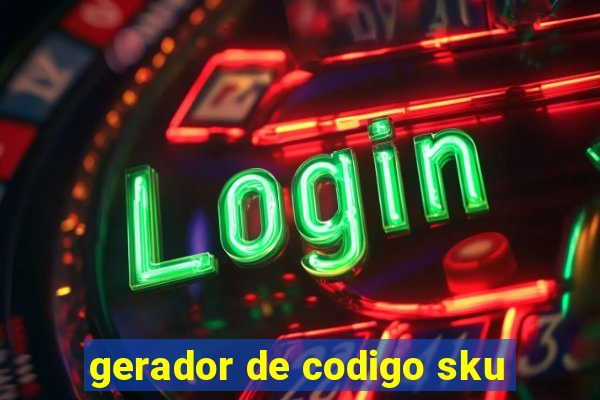 gerador de codigo sku