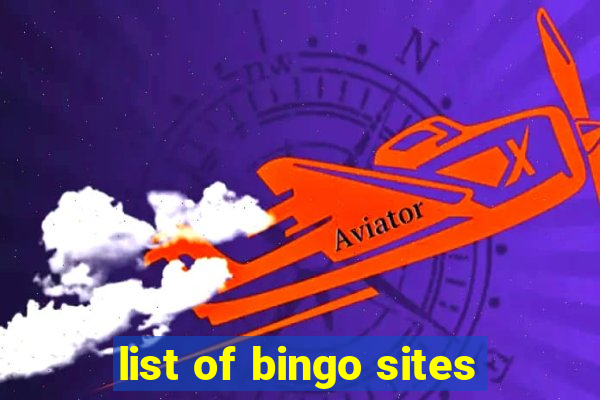 list of bingo sites