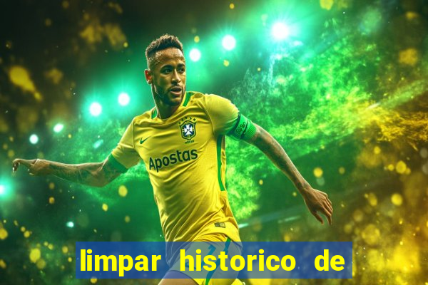 limpar historico de apostas bet365