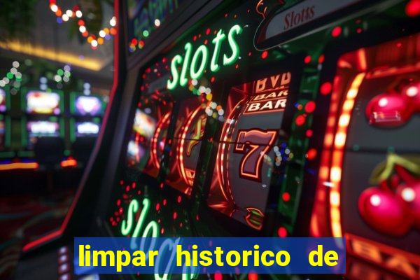 limpar historico de apostas bet365