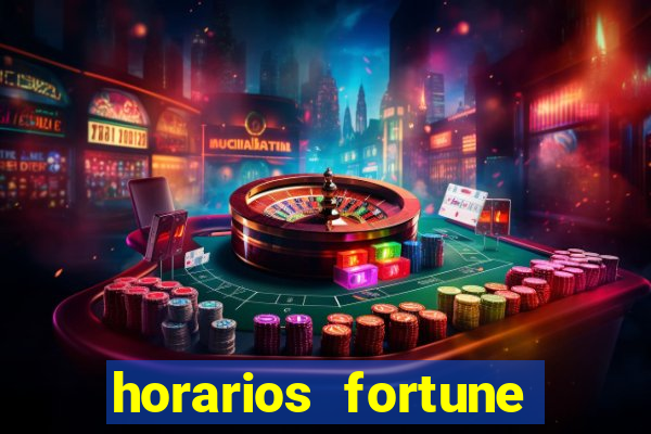 horarios fortune tiger hoje