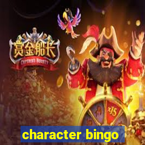 character bingo