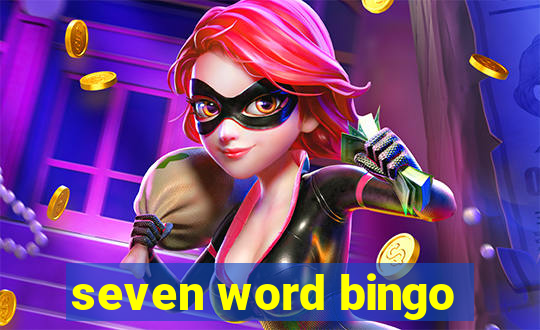 seven word bingo