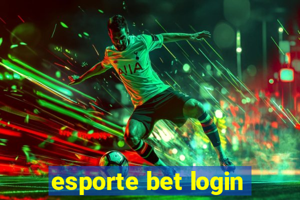 esporte bet login