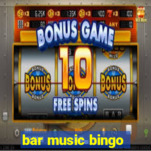 bar music bingo