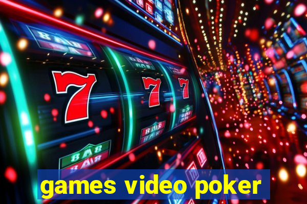 games video poker