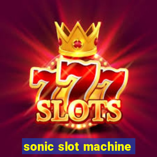 sonic slot machine