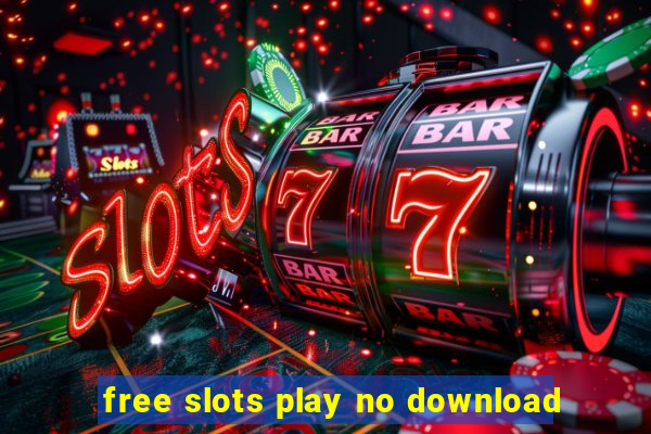 free slots play no download