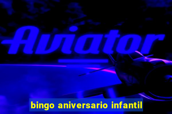 bingo aniversario infantil