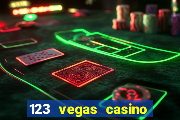 123 vegas casino login page