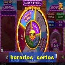 horarios certos para jogar fortune tiger