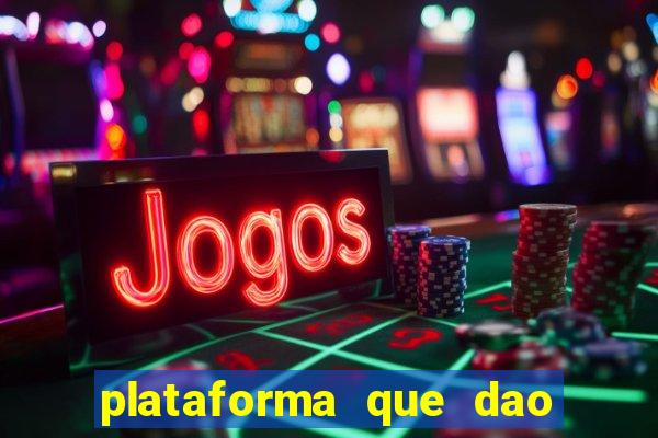 plataforma que dao bonus de cadastro