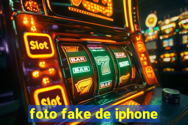 foto fake de iphone