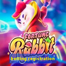 betting registration