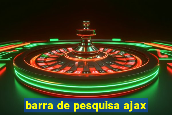 barra de pesquisa ajax