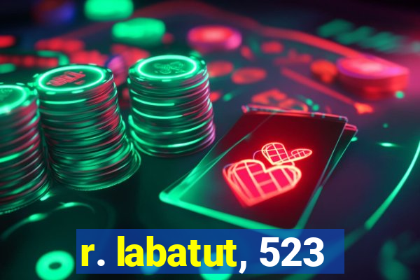 r. labatut, 523