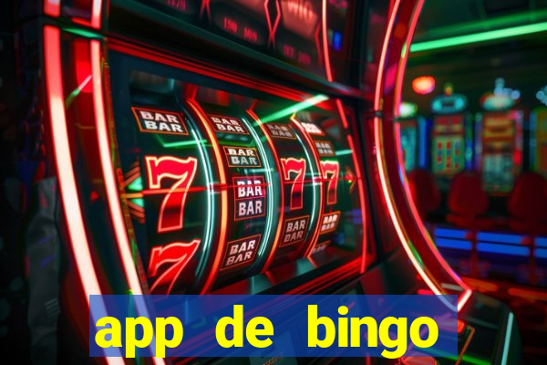 app de bingo valendo dinheiro