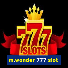 m.wonder 777 slot