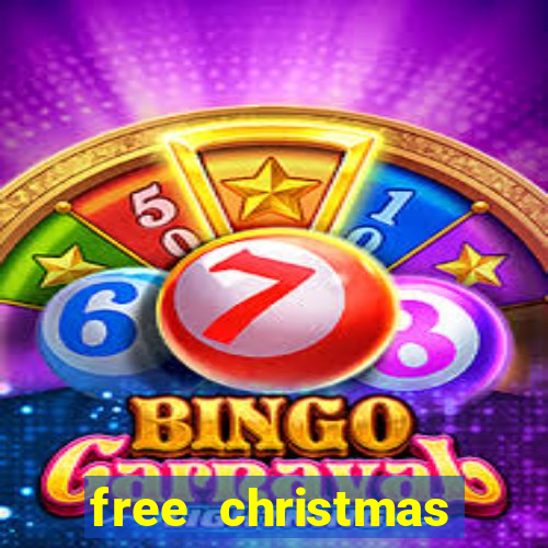 free christmas bingo cards