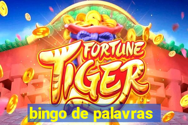 bingo de palavras