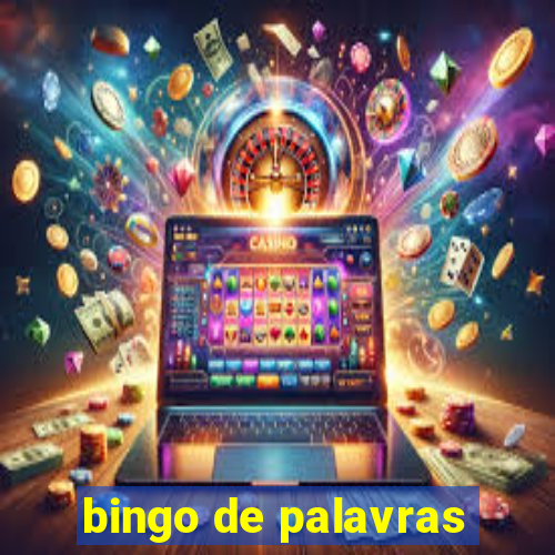 bingo de palavras