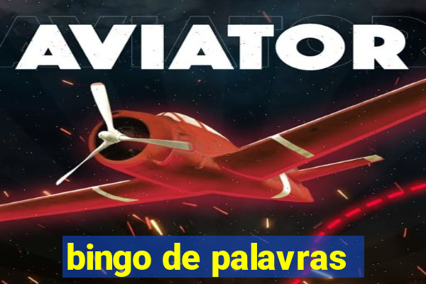 bingo de palavras