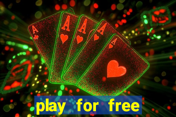 play for free casino games