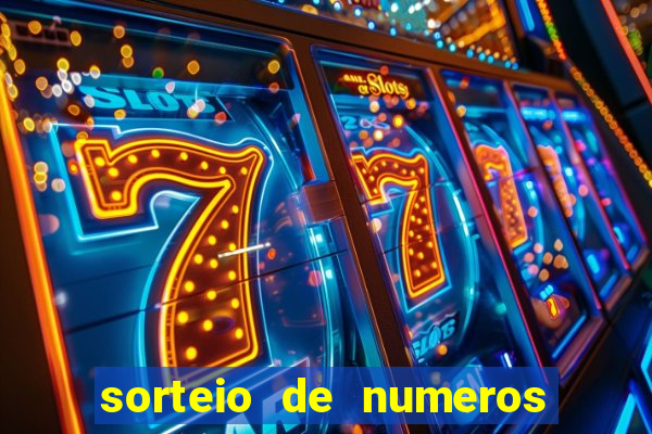 sorteio de numeros de bingo