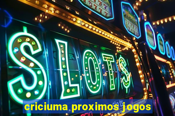 criciuma proximos jogos