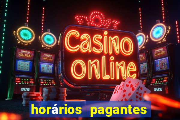 horários pagantes do fortune tiger