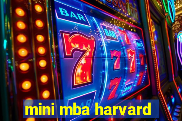 mini mba harvard