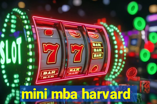 mini mba harvard