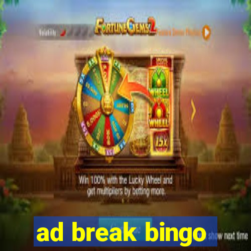 ad break bingo