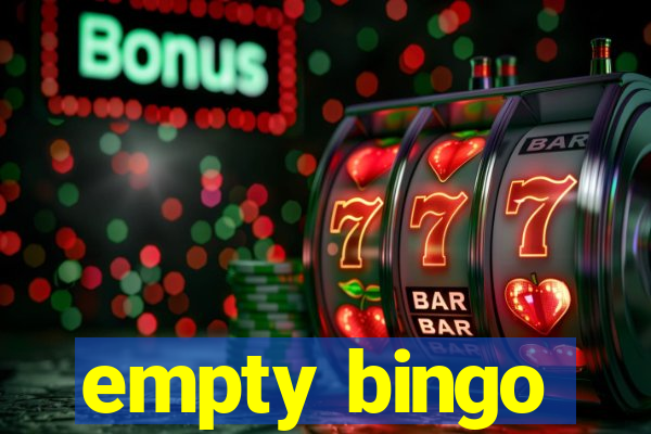 empty bingo